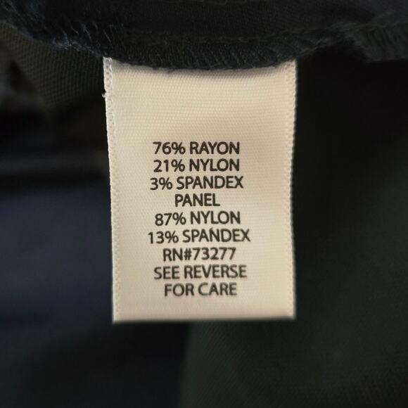 Dana Buchman Navy Blue Slims Shapes Tummy Control Business Pants XL NWT - Picture 7 of 7